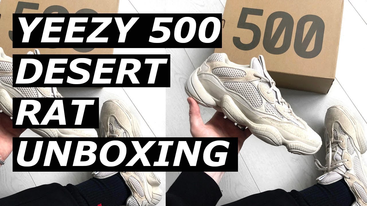 YEEZY DESERT RAT 500 'Blush' Adidas Unboxing + Review + On Feet | Gallucks