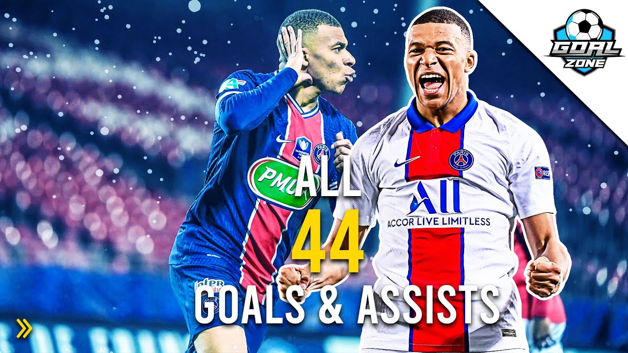Kylian Mbapp&eacute; - All 44 Goals & Assists 2020/21
