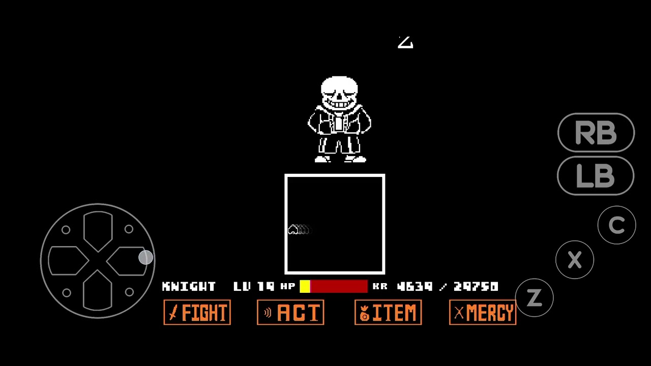 The roaring knight kills sans