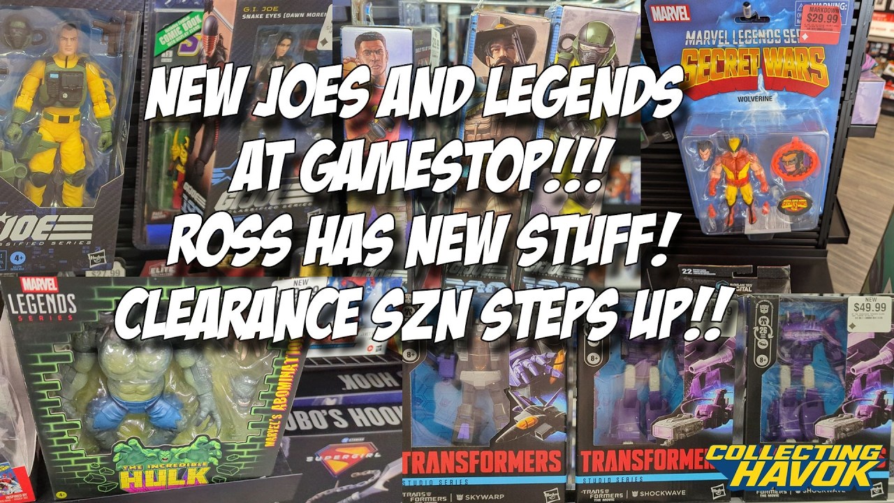 Новые Legends и GI Joe в GameStop. Ross продолжает пополнять запасы! Распродажа в самом разгаре! ...