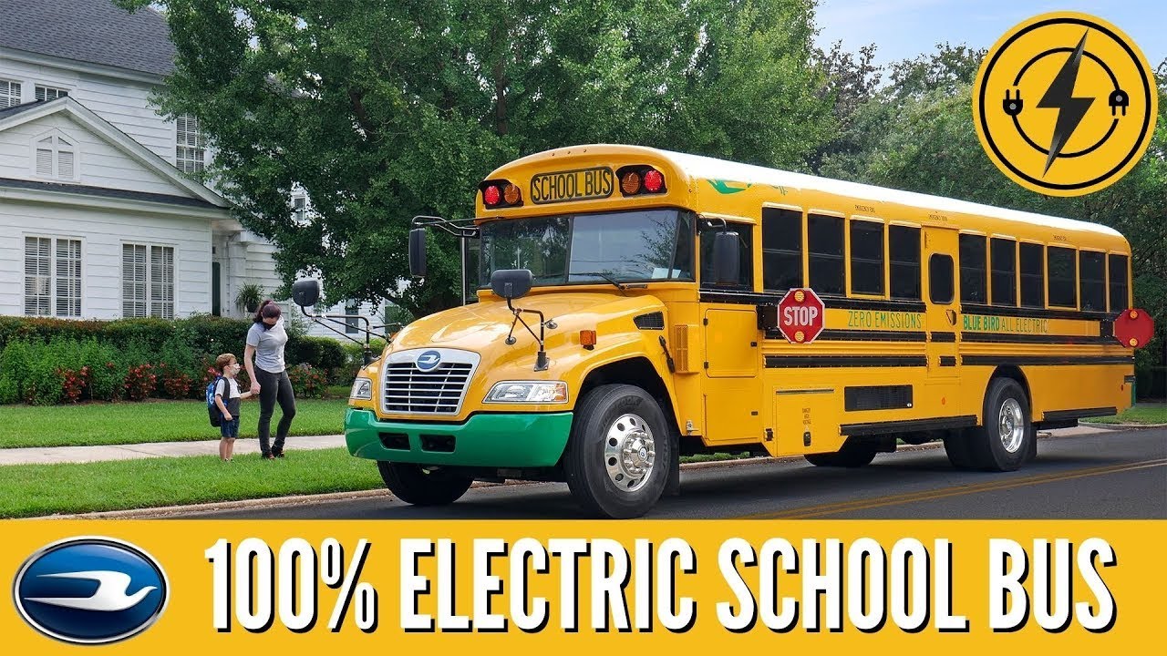 Blue Bird Electric Bus Ride & Drive with Hinton Harrison