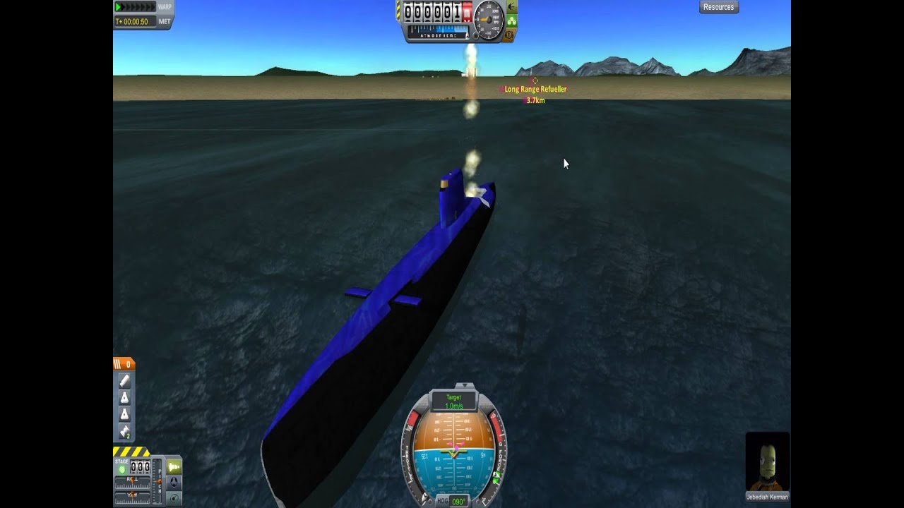 SSN Nuclear Submarine for Kerbal Space Program - Explosions are Fun.