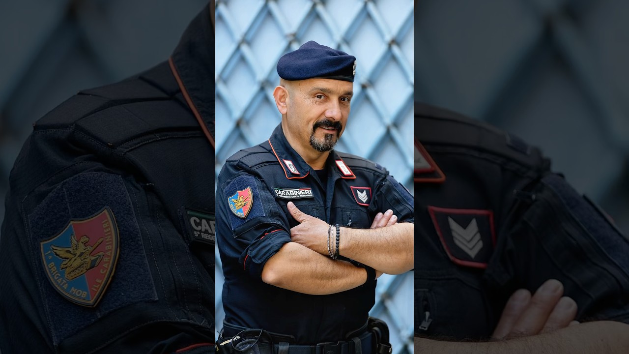 I surprised the boss of the Carabinieri &mdash; they&rsquo;re a military police force in Italy 🇮🇹🫡 #police