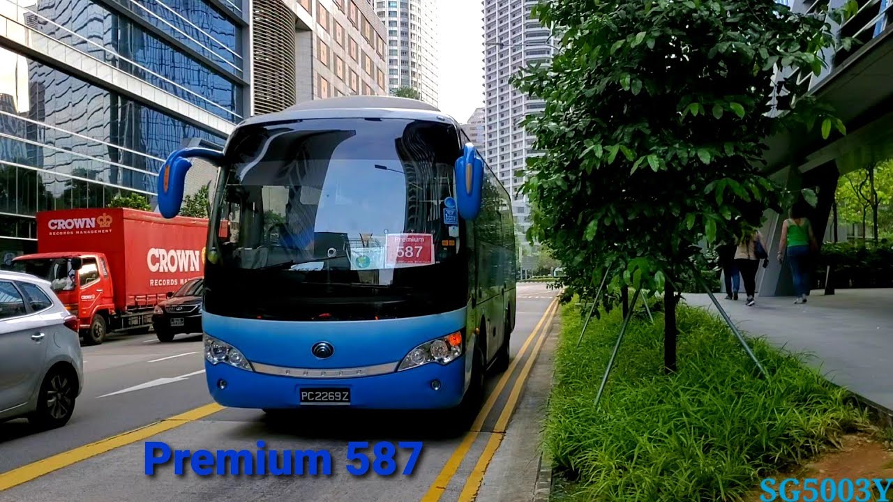 BT&Tan Transport Pte Ltd Bus Services 587 [Yutong ZK6938H] PM Peak