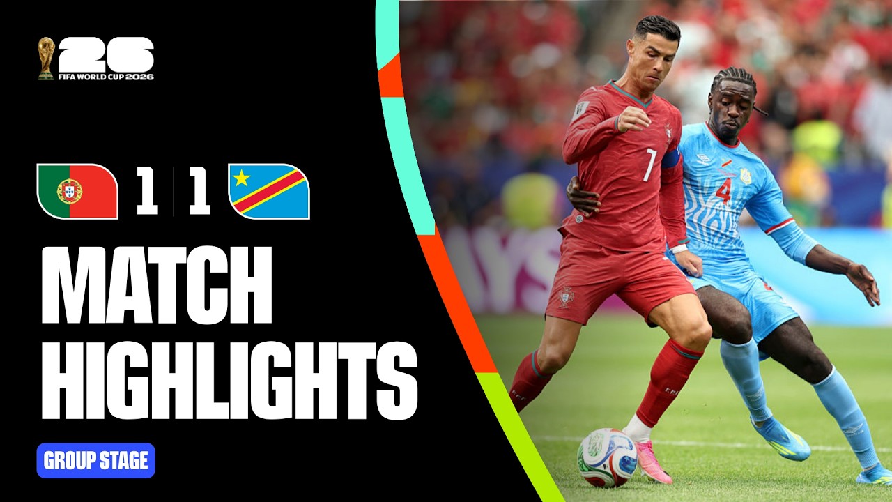 Highlights | Portugal 1-1 Congo DR | FIFA World Cup 2026&trade;