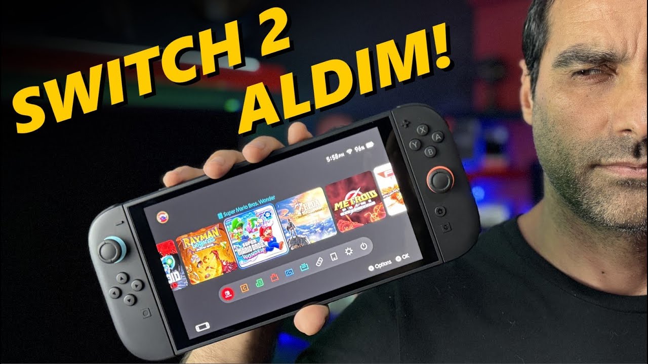 NINTENDO SWITCH 2 ALDIM!