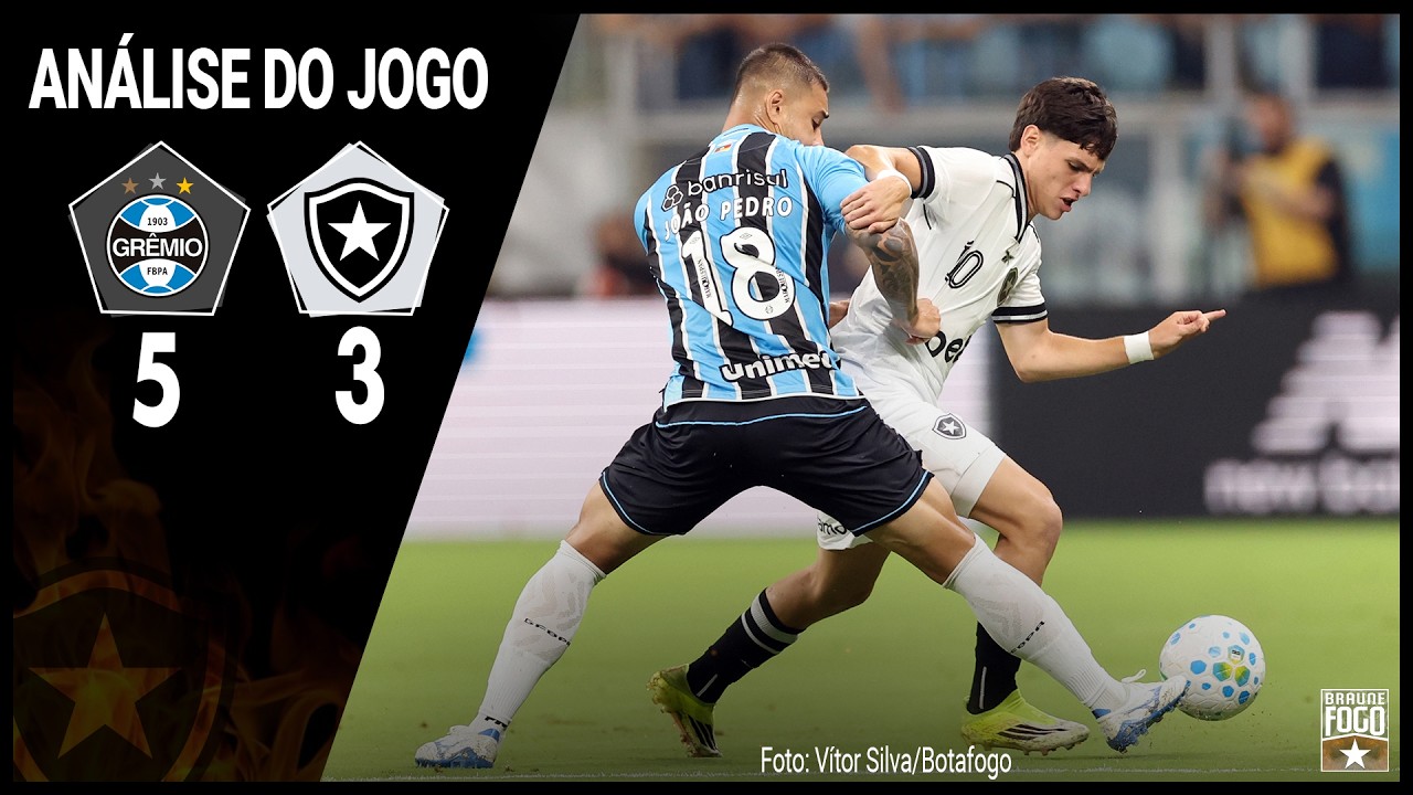 GRÊMIO 5x3 BOTAFOGO - PÓS-JOGO