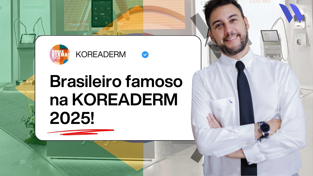ENTREVISTEI um BRASILEIRO FAMOSO na KOREADERM 2025! ME IMPRESSIONEI!