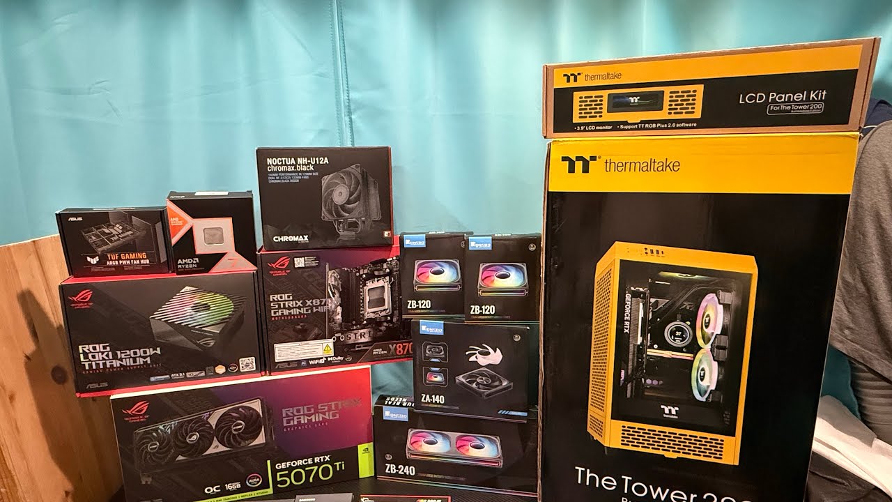ประกอบคอมเคสThermaltake Tower 200 Mini-ITX #live #อ้ำๆอึ้งๆ #ประกอบคอม 