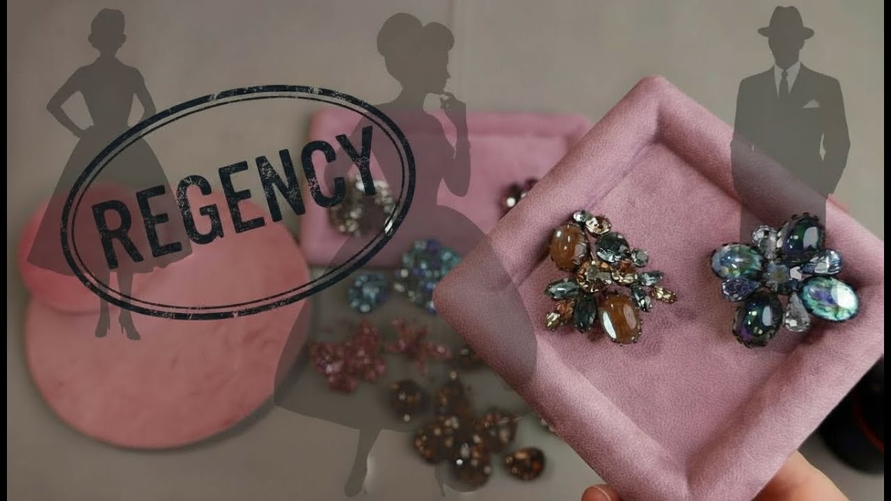 Unlocking the Glamour of Vintage Consume Jewelry made by Regency P4