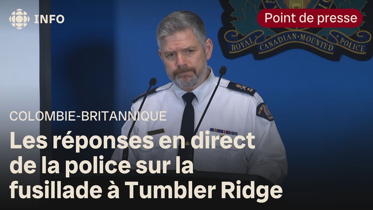 Fusillade à Tumbler Ridge en Colombie-Britannique : la police au Canada fait le point en direct