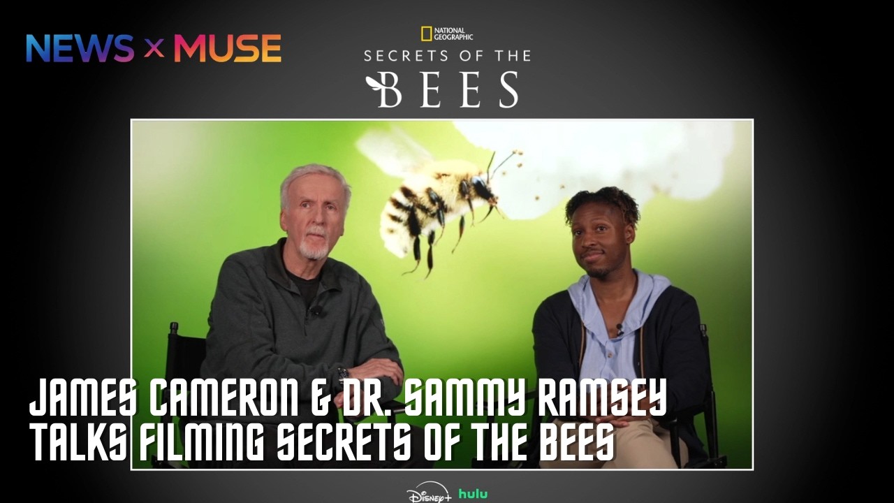 Джеймс Кэмерон и доктор Сэмми Рэмси рассказывают о съемках фильма &laquo;Секреты пчел&raquo;.