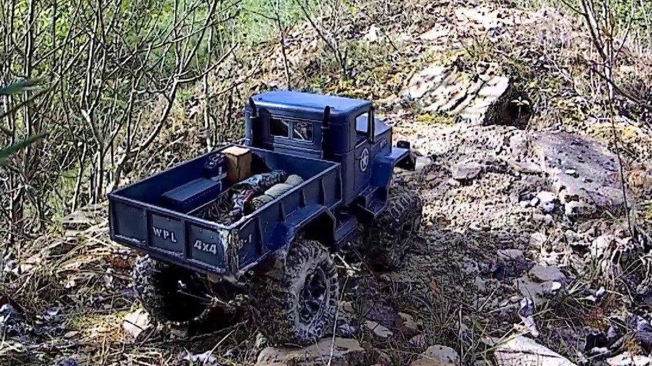 WPL B1 Military Truck 1/16, was der alles kann !!! Off Road