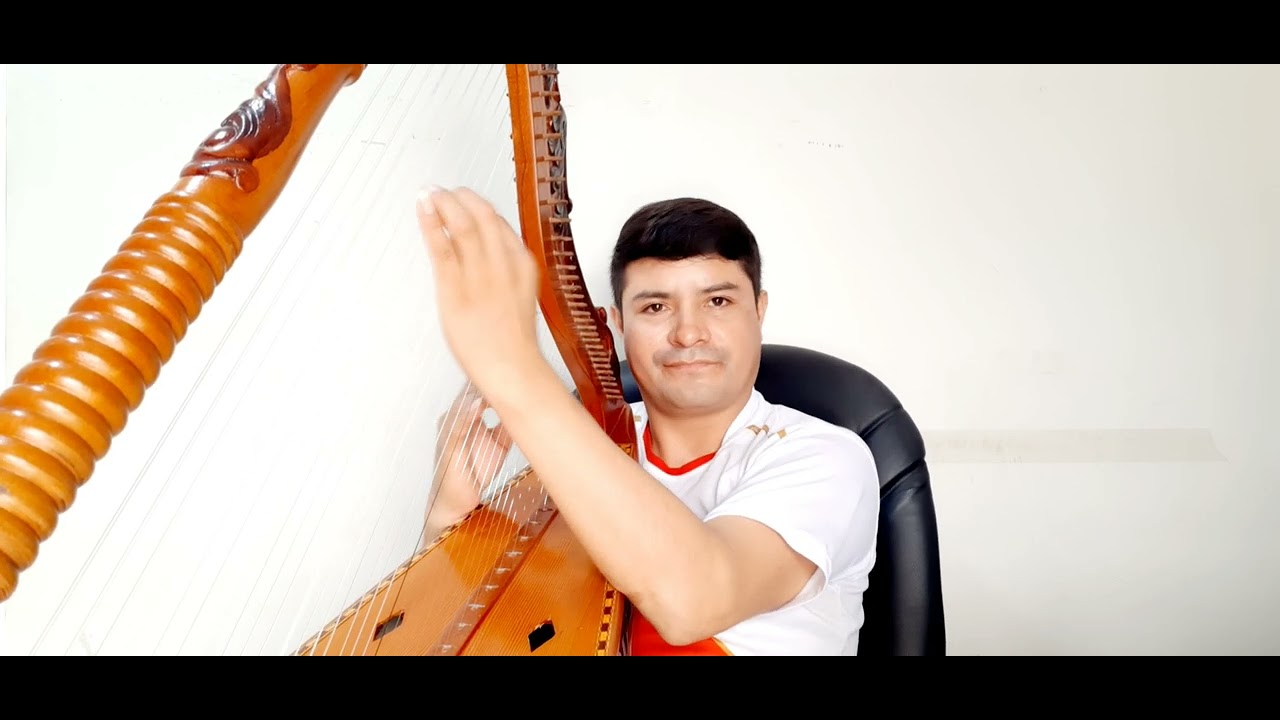 Cover /La ultima noche Esvilda A. Instrumental //Over Luis Arratea  986586079 clases de arpa (canto)