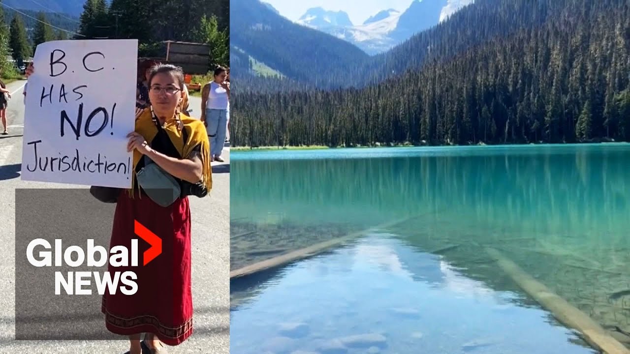 Traffic halted on BC highway by protest over “disrespectful” move to limit closure at popular park