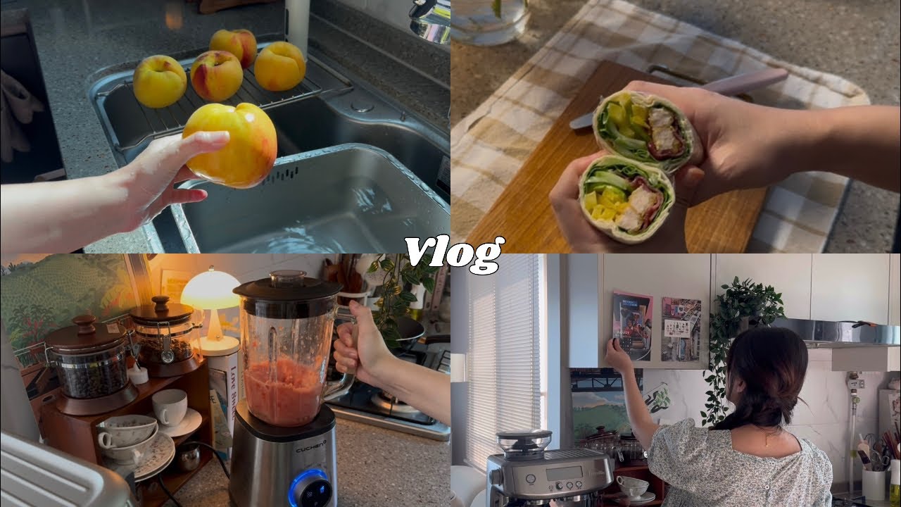 [VLOG] 밥해먹고 취미생활하는 나의 소소한 일상루틴 🍀 | 또띠아 요리 🌯