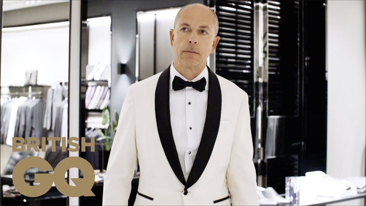 GQ Editor Dylan Jones on his White Tuxedo for GQ Men Of The Year 2017 | British GQ