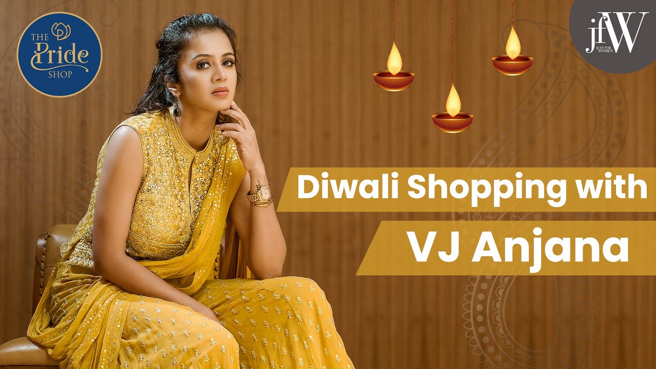 Diwali Shopping with VJ Anjana | JFW Vlog