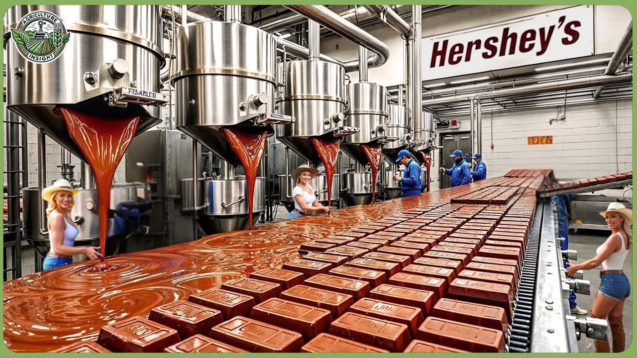 13.5 Million Tons Chocolate Are Processed - Inside the World’s Largest Chocolate Factory
