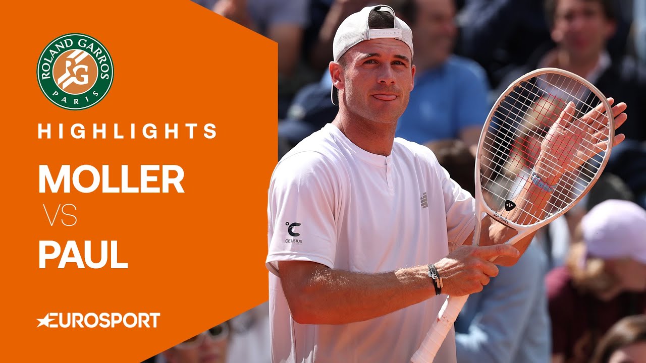Elmer Moller vs Tommy Paul | Round 1 | French Open 2025 Highlights 🇫🇷