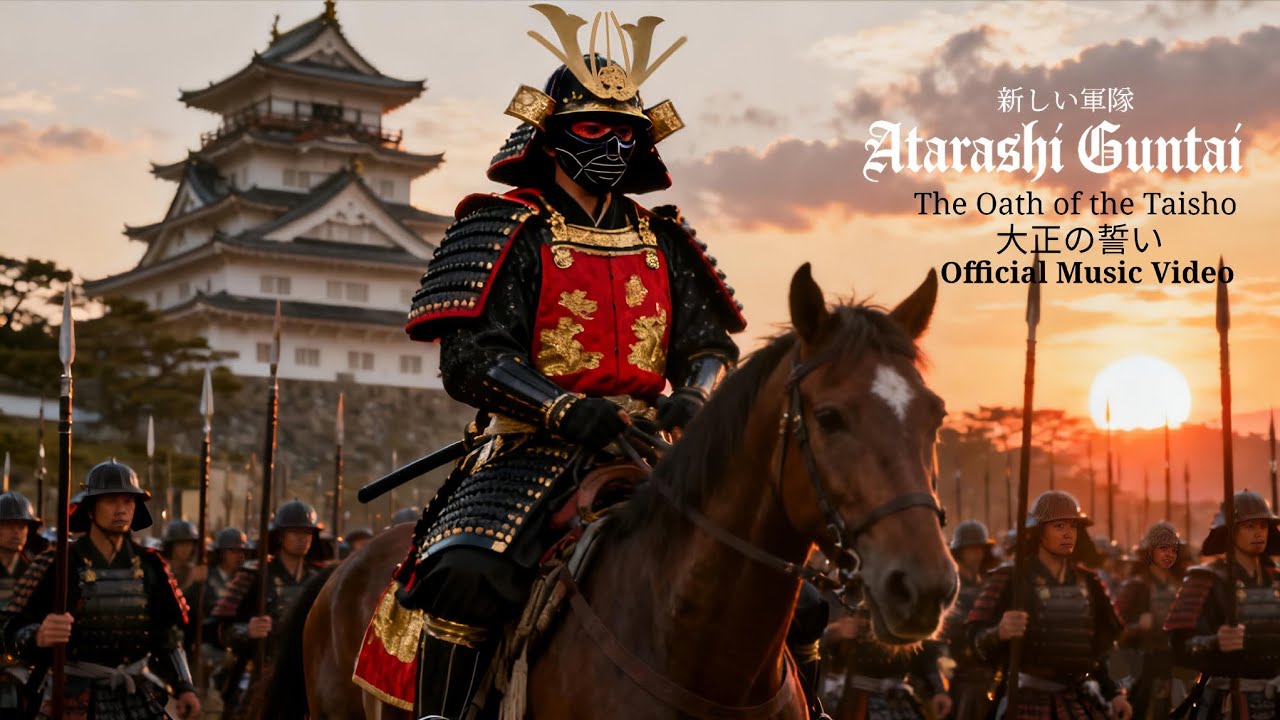 Atarashi Guntai- The Oath of the Taisho Official Music Video [AI]