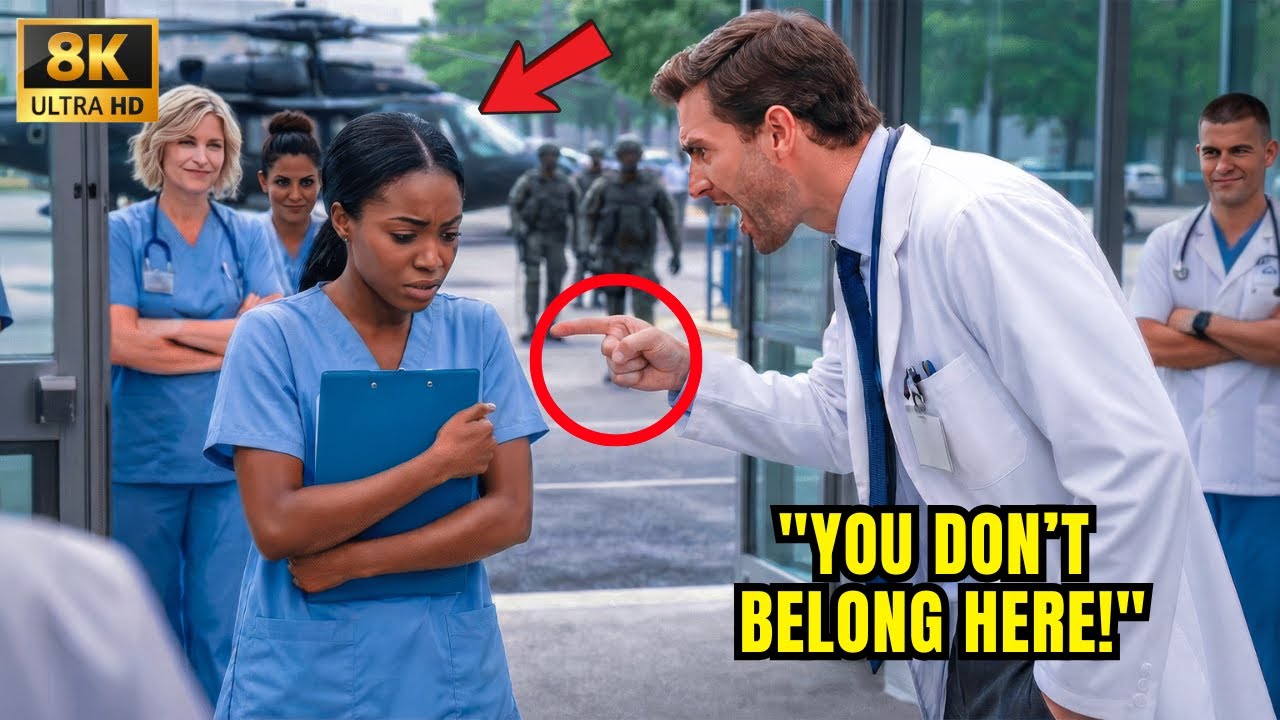 They Mocked the New Black Nurse — Until a Navy Helicopter Landed Demanding Their SEAL Combat Pro