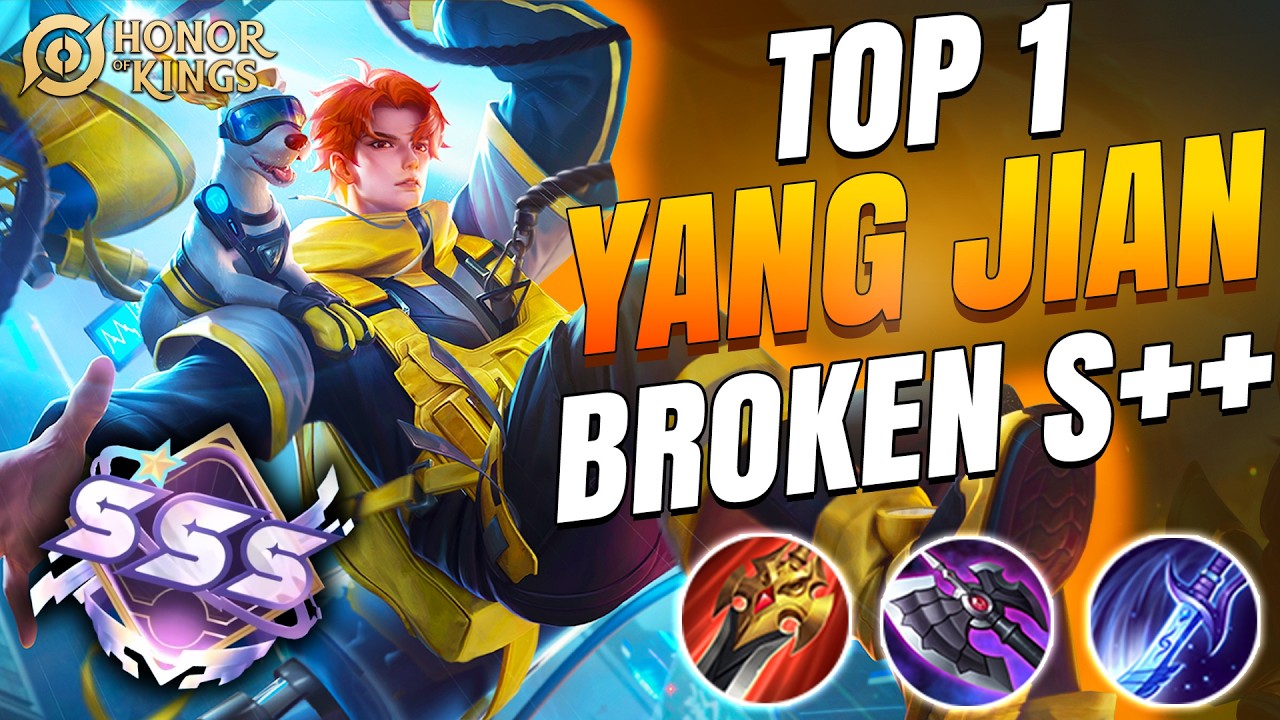 TOP 1 YANG JIAN ⚔️ DOMINATES HIGH RANK LOBBY | Honor of Kings