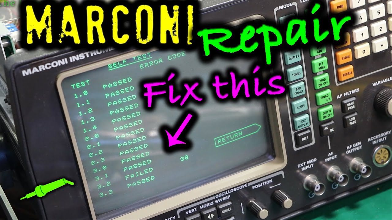 #711 Marconi 2955 Radio Communications Tester Repair