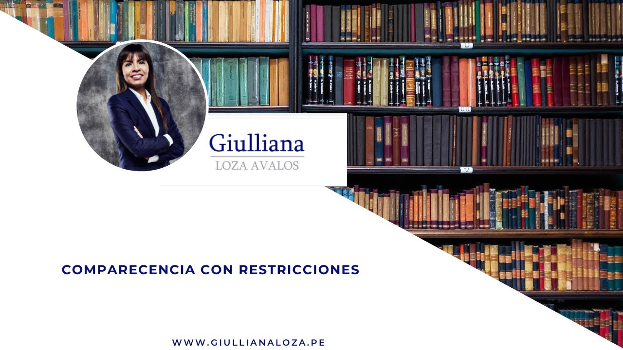 Comparecencia con restricciones