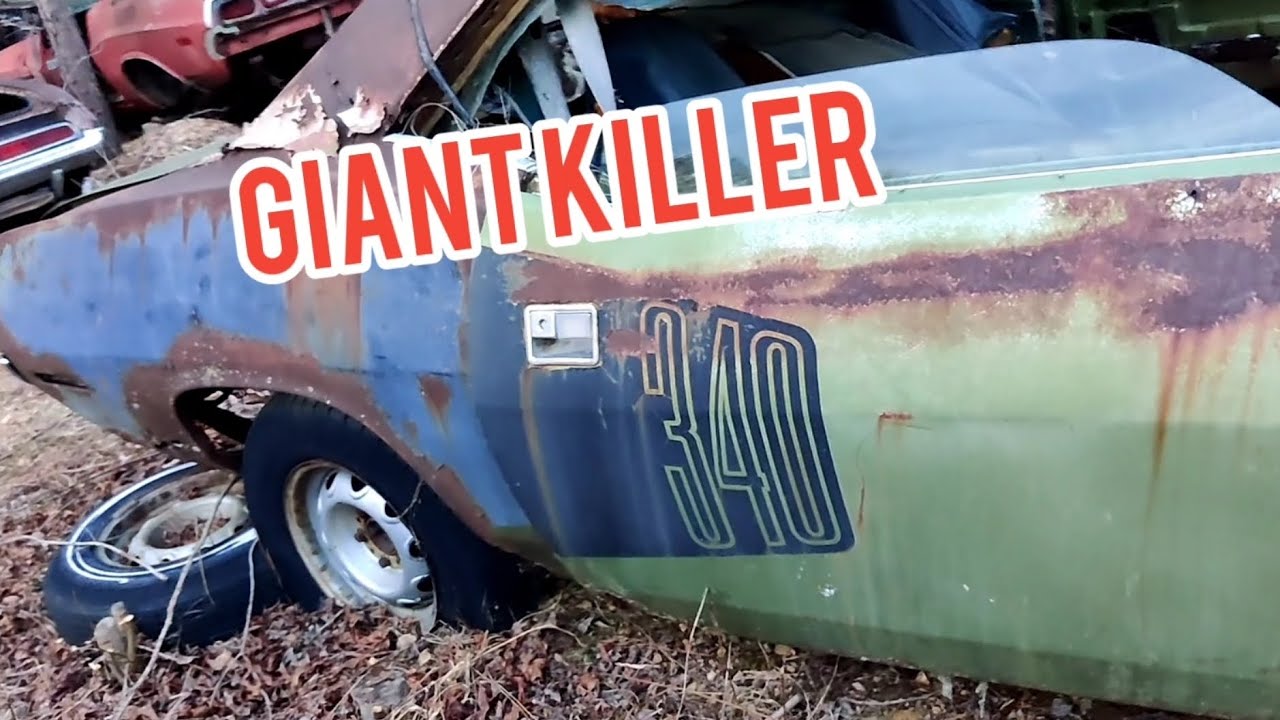 Mopar Salvage Yard Spring Walk around ! Giant Killer Baracuda and Challengers! #mopar #plymouth