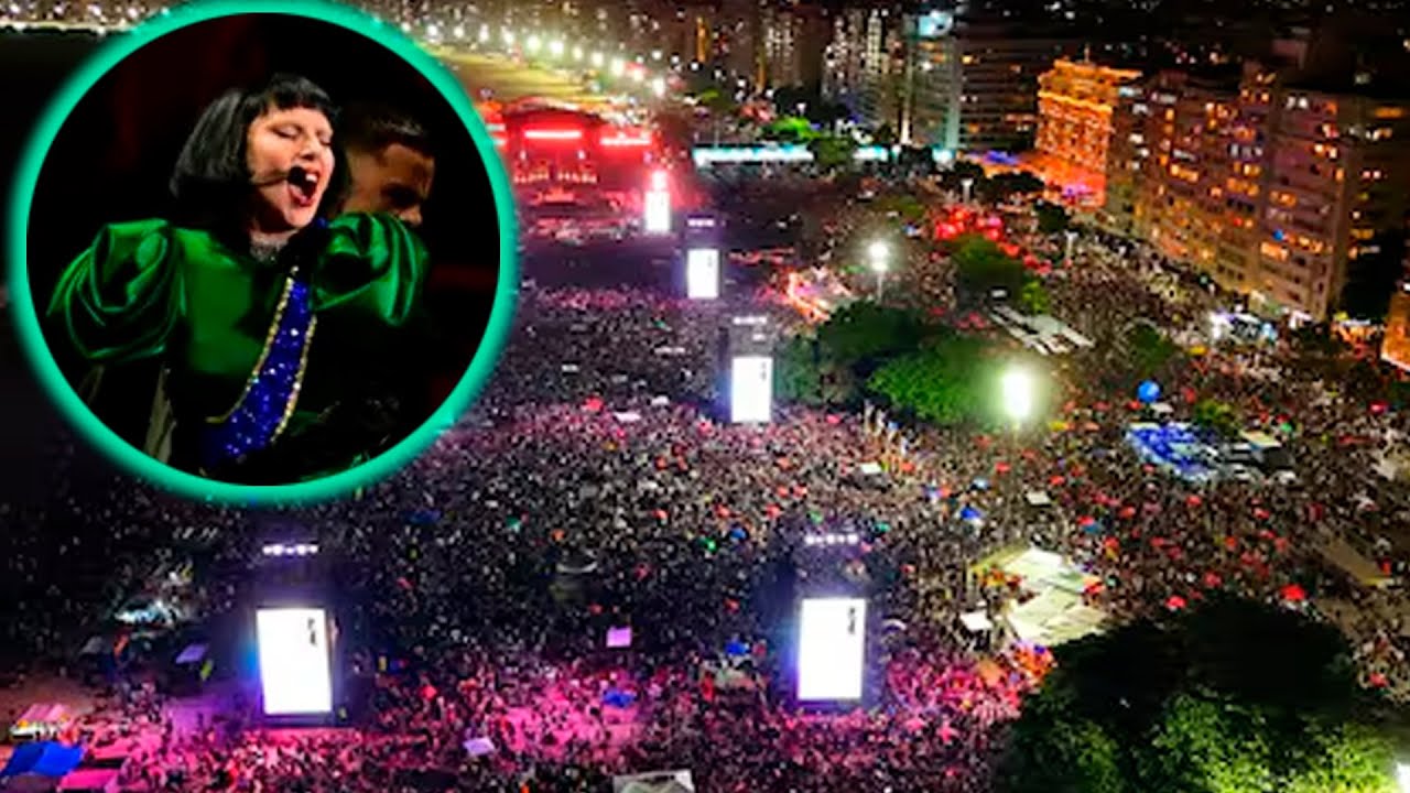 FRUSTRARON UN ATENTADO CON BOMBAS DURANTE EL MULTITUDINARIO SHOW DE LADY GAGA EN RÍO, QUE LA ROMPIÓ