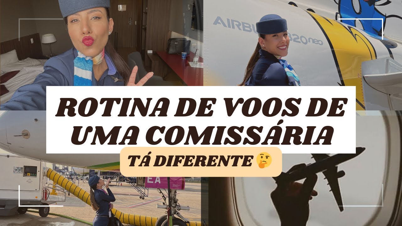 Rotina de voos de uma COMISS&Aacute;RIA DE BORDO|Fiz um voo fretado e um de translado, o que mudou?