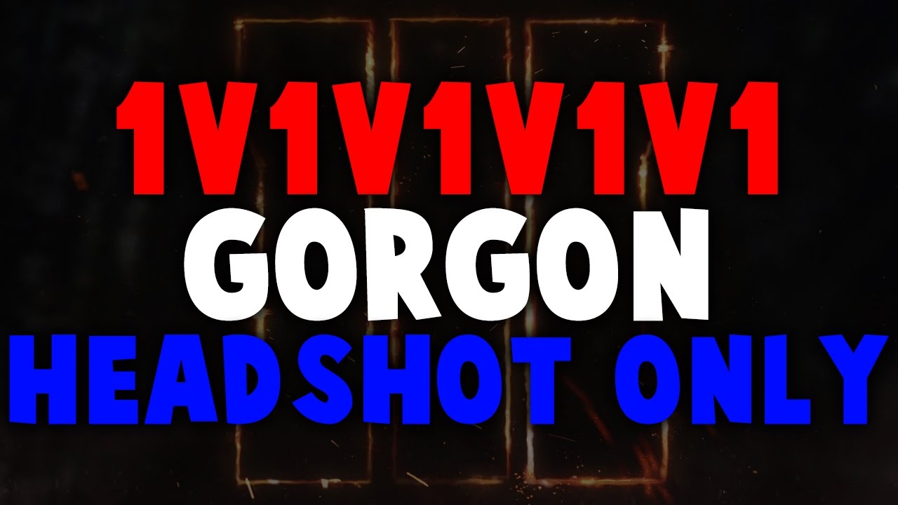 DE 1v1v1v1v1 GORGON HEADSHOT ONLY MATCH! (COD: Black Ops 3)
