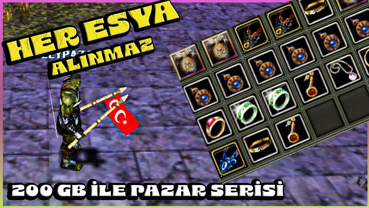 PAZARDA BU PARALAR VARKEN FARM YAPILMAZ | 200 GB ile Pazar Yapıyorum #4 | Knight Online Pazar | ZERO