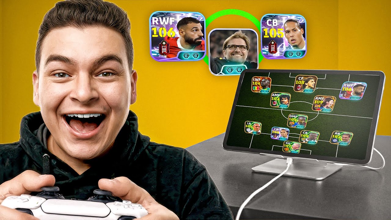 البحث عن صلاح 106 و فان دايك 💥🤯 عوده اعظم مدرب كلوب و لعبت ب controller لاول مره 😱!!