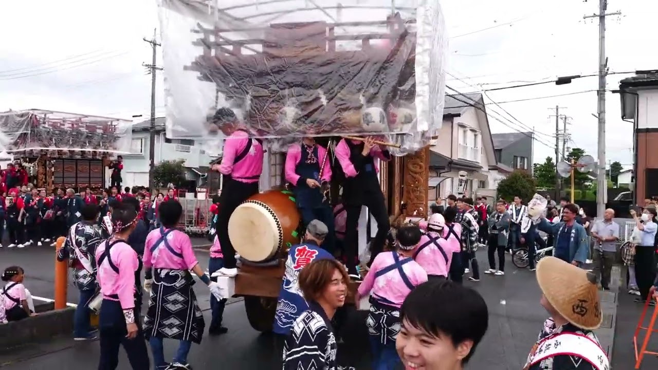 袋井北祭 七車連合　2025-10-12(日)
