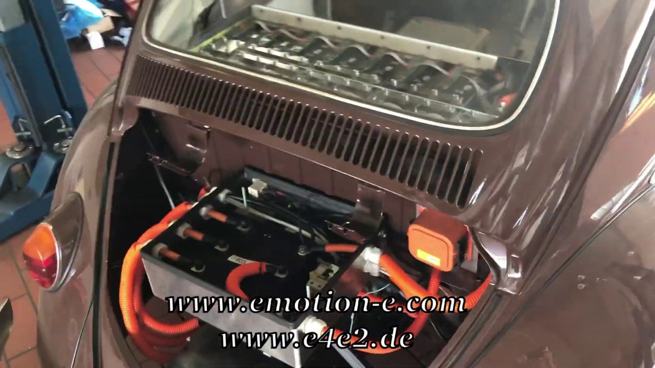 Elektro Käfer Umbau erster Test ... vom H zum E Auto Bj. 58