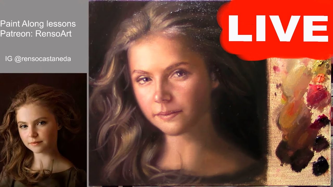 How to paint a portrait with oils