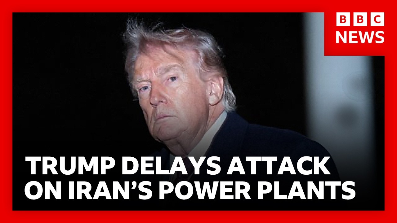 Trump extends deadline for Iran to re-open Strait of Hormuz as stock markets fall | BBC News