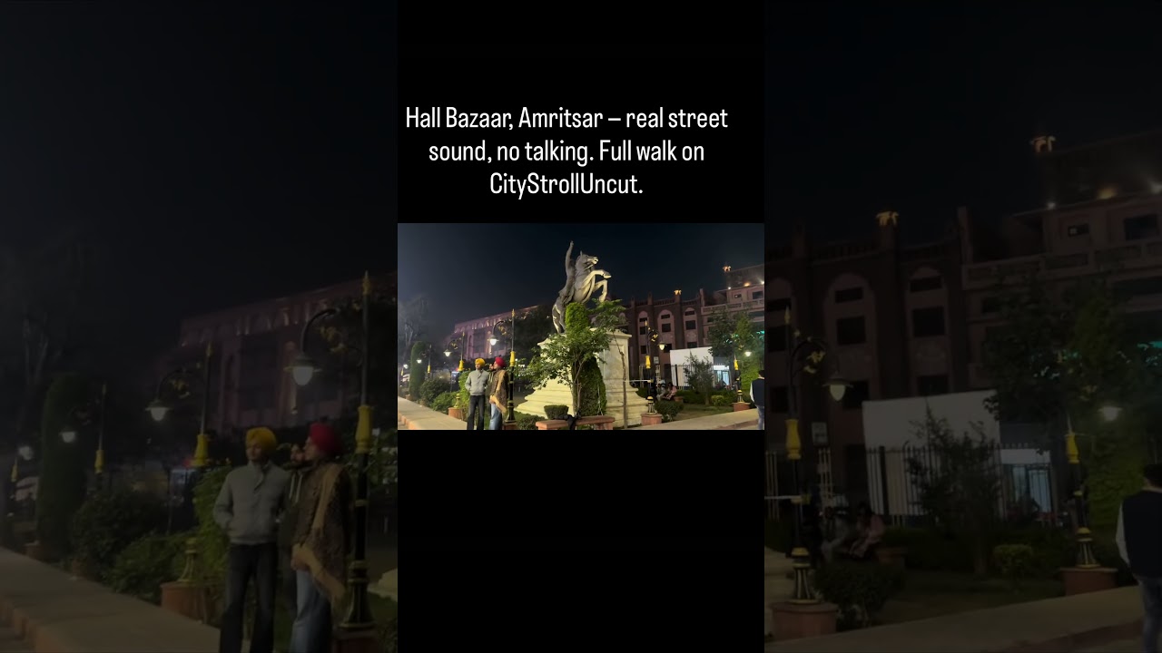 Full uncut Hall Bazaar night walk is on my channel: CityStrollUncut 🎥