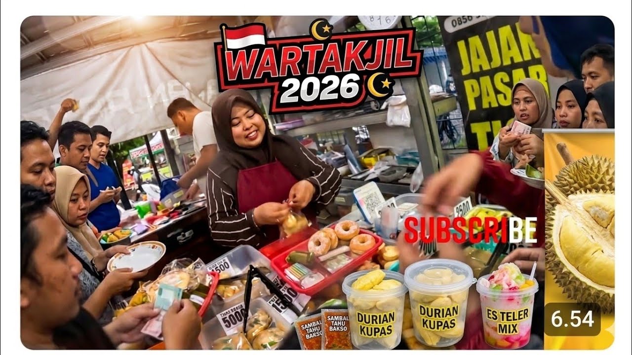 30 MENIT SEBELUM BUKA, WARTAKJIL  DULU 😍 UTARA STADION MAGUWOHARJO ..