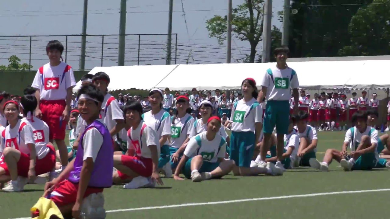 2016年　啓明学院中高　体育祭　500mリレー(先生参戦①)