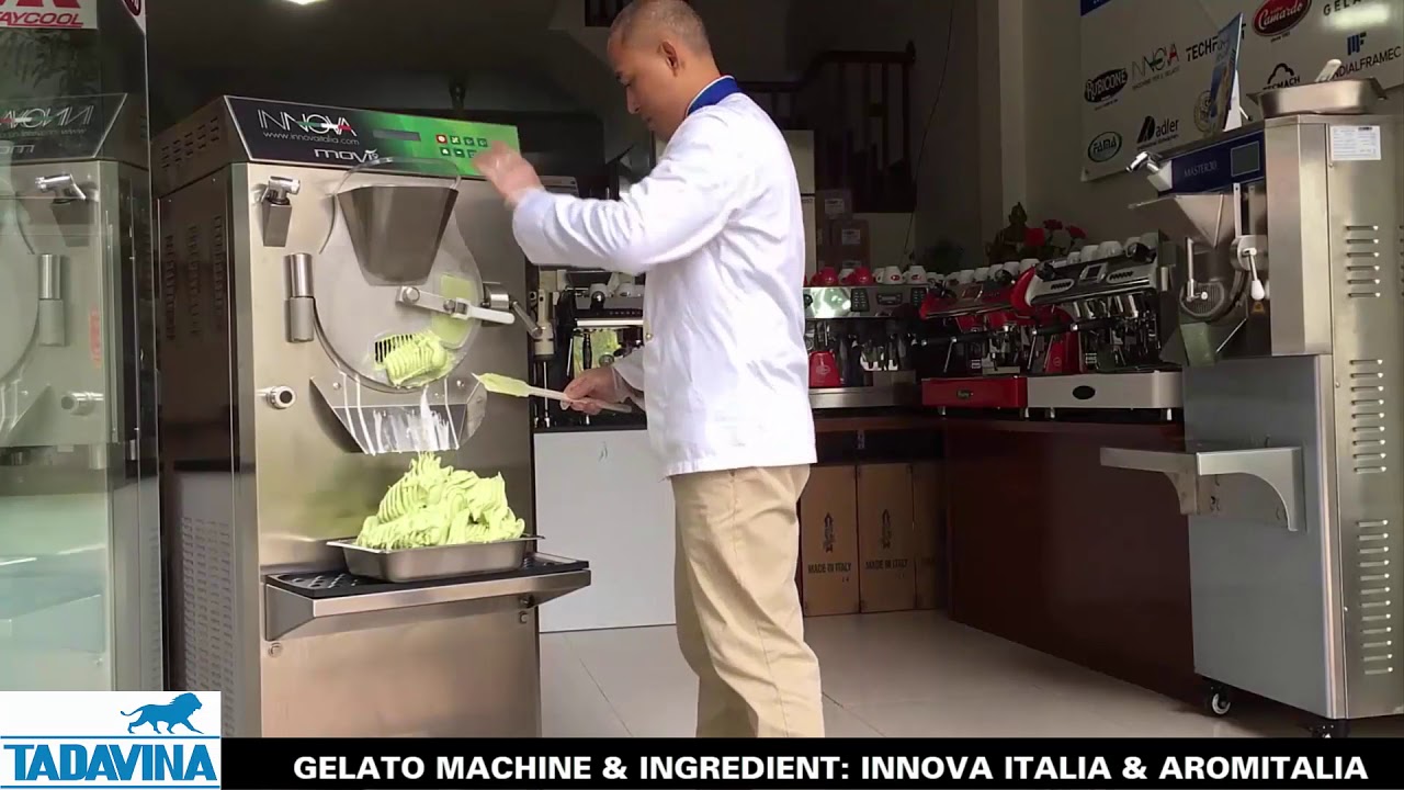GREEN TEA GELATO BY INNOVA ITALIA AND AROMITALIA 2020 #tadavina