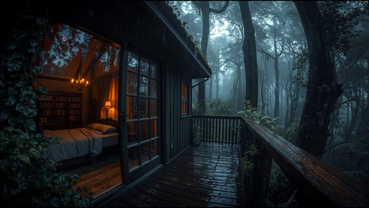 Tranquil Forest Rainfall | Relaxation, Focus & Deep Rest