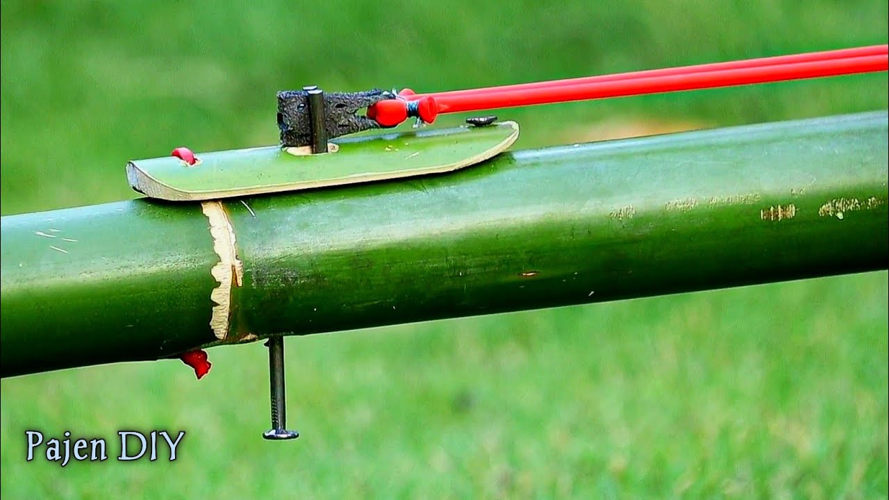 DIY Slingshot - Unique And Powerful Bamboo Slingshot