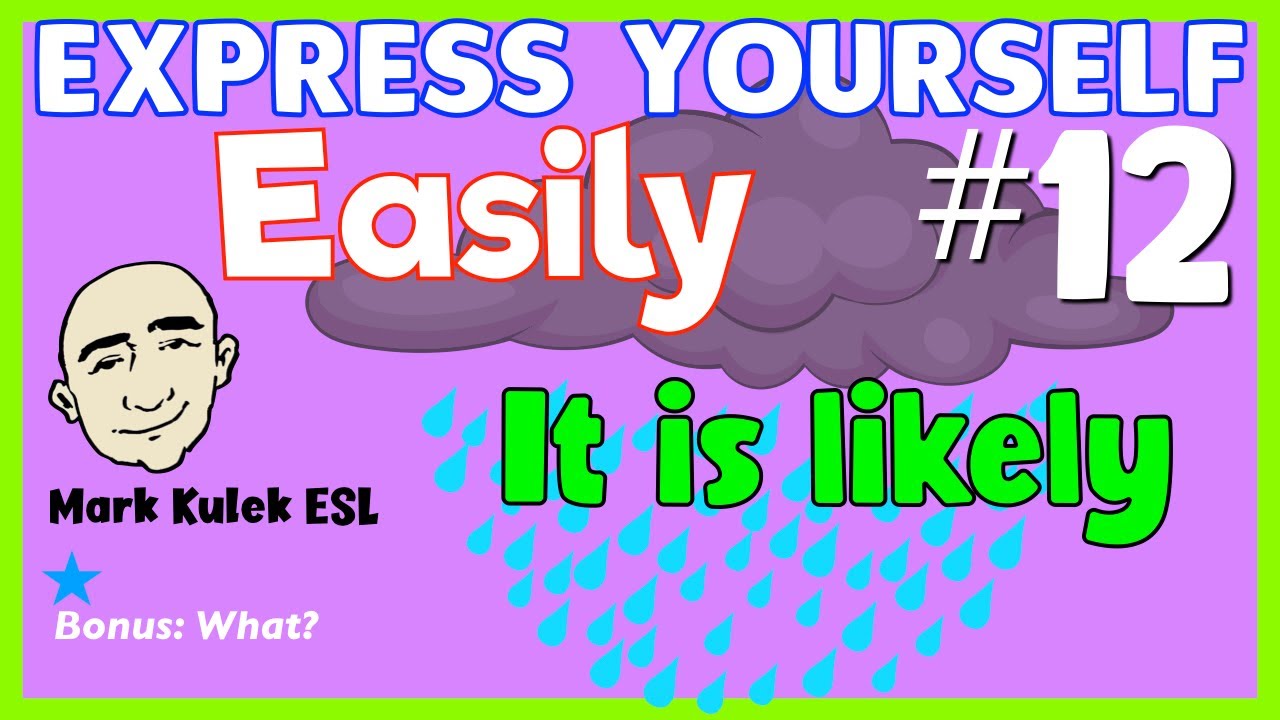 It Is Likely - talking about possibilities + What? | English speaking practice - Mark Kulek ESL