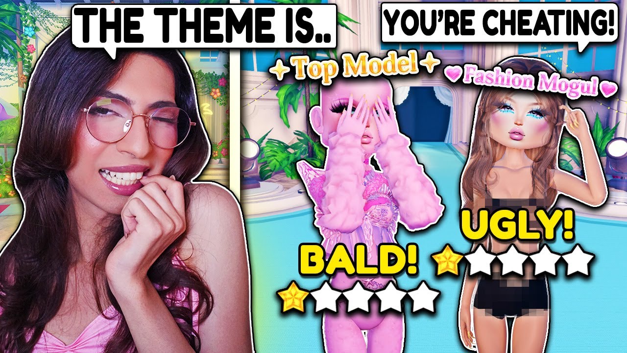 I Forced *TOP PLAYERS* To Do INSANE Challenges in DRESS TO IMPRESS MASTER SERVERS!! (2)