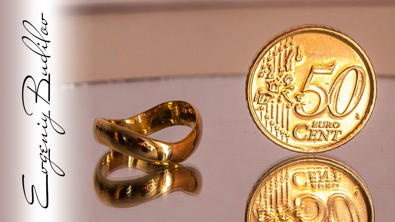Как монету 50 ЦЕНТОВ превратить в кольцо за 50 ЕВРО | КОЛЬЦО ИЗ МОНЕТЫ