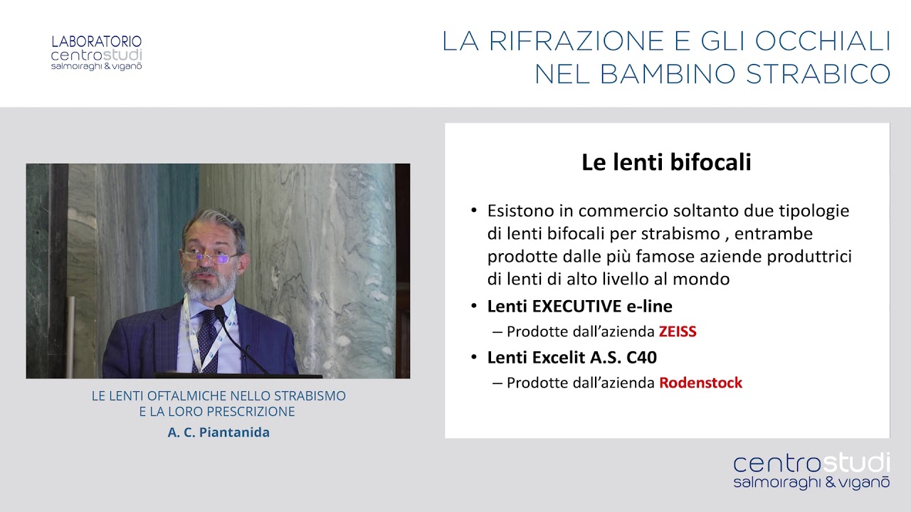 Le lenti oftalmiche nello strabismo e la loro prescrizione - A.C. Piantanida