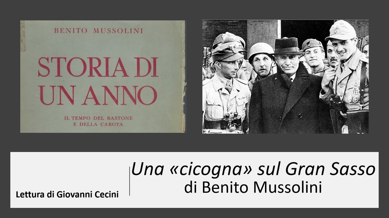 12 settembre 1943 - Una «cicogna» sul Gran Sasso di Benito Mussolini - Da «Storia di un anno»